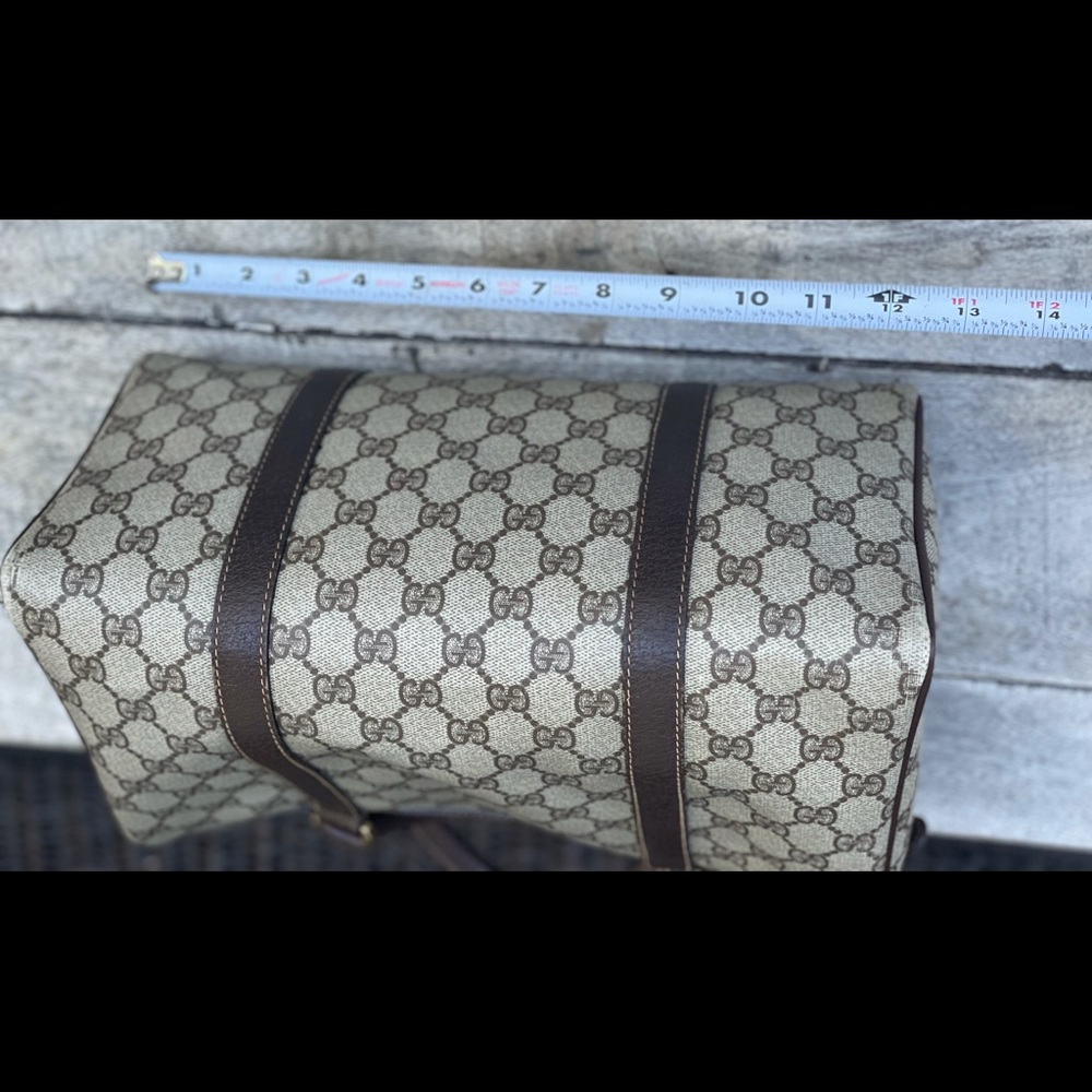 Authentic Gucci Vintage Boston Bag Sherry Line - Picture 6 of 13